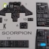 KELIK K72090 F-89 D/J Scorpion interior 3D decals for Revell kit 1/72